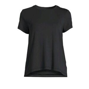 Avia Womens Athleisure Commuter Short Sleeve T-Shirt Black XXXL (22) NWT - B